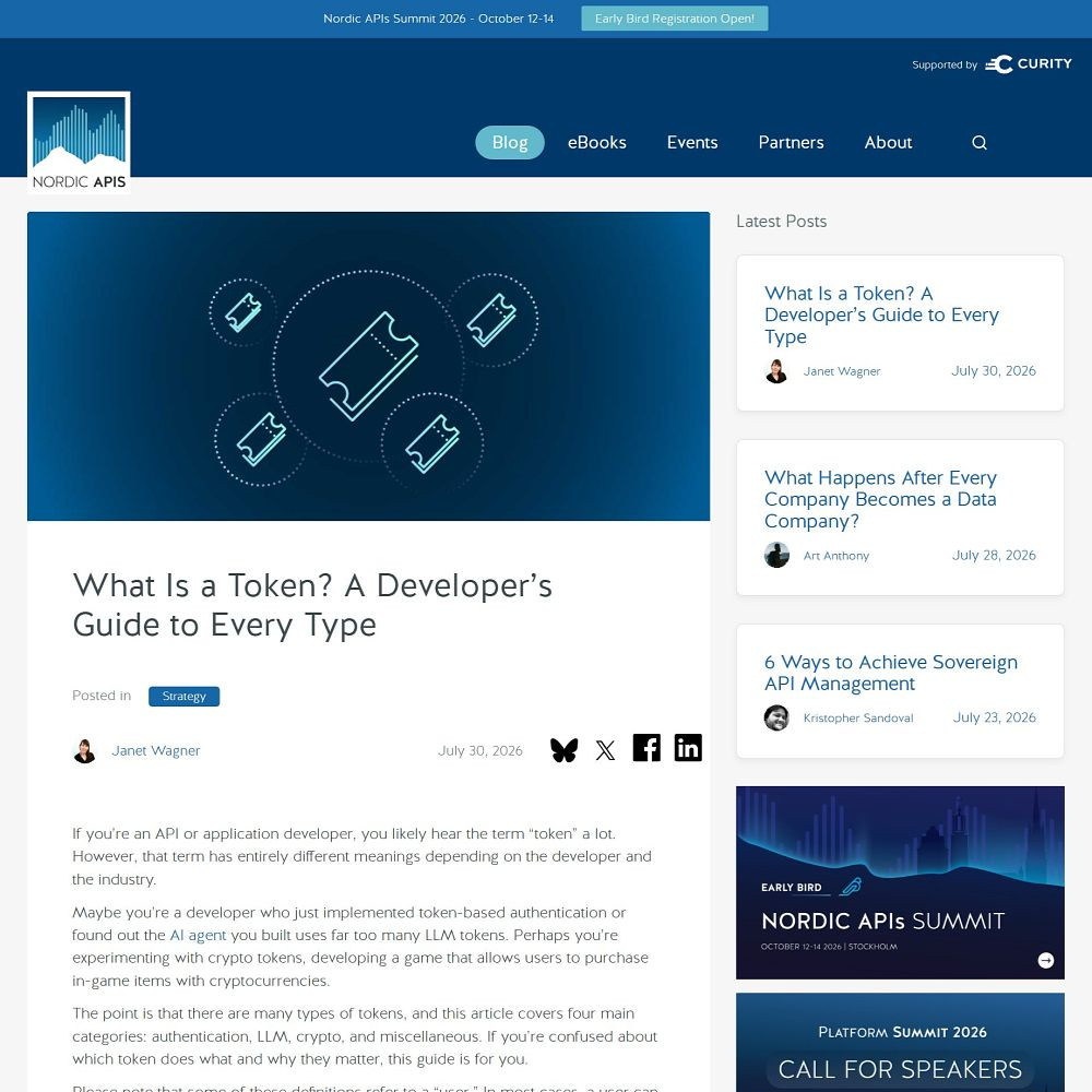 What Is a Token? A Developer's Guide to Every Type